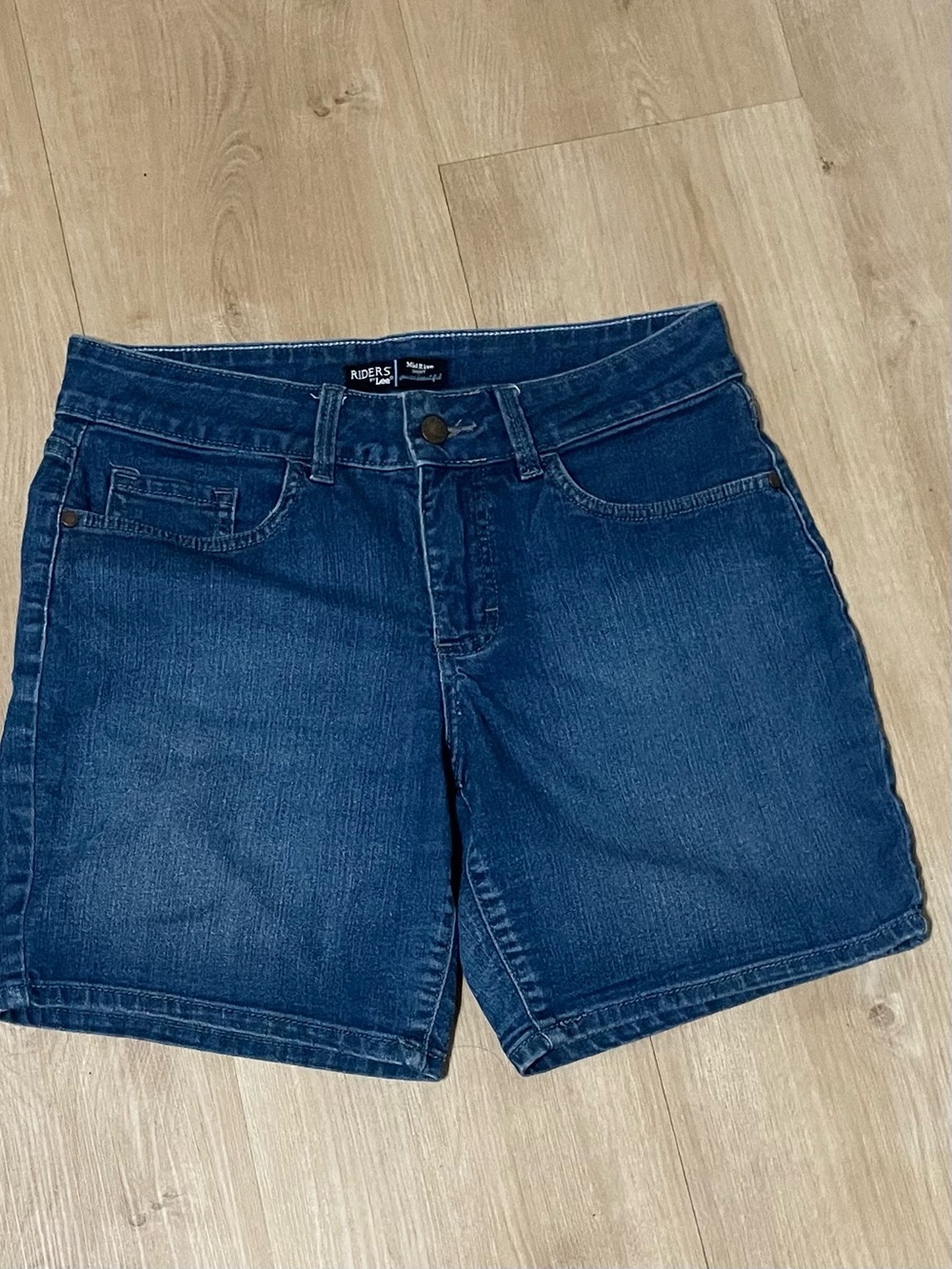 Lee Women's Dark Blue Denim Jean Shorts